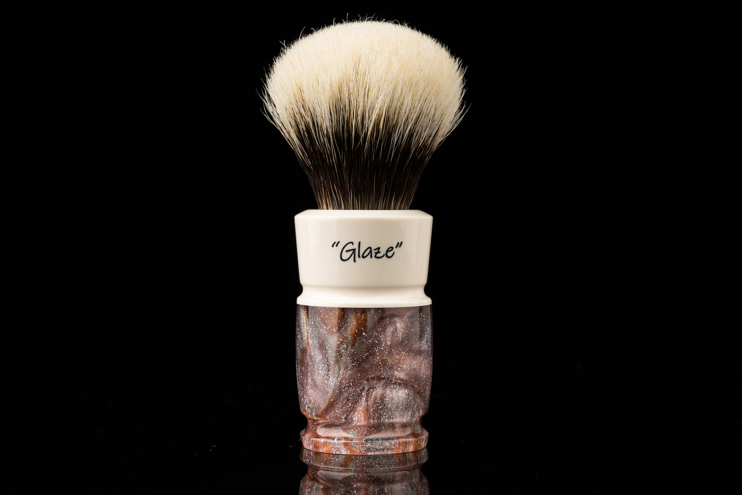 Fatboy - Glaze - ‘Ripples’ shaving brush handle