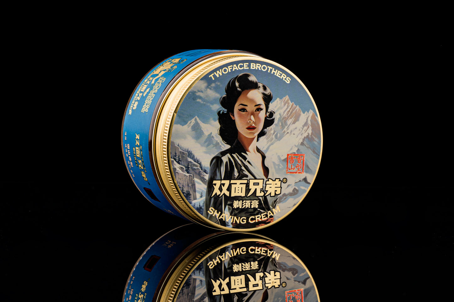 TWOFACE BORTHERS SHAVING CREAM - Snowy Mountain (180g/6.4OZ)