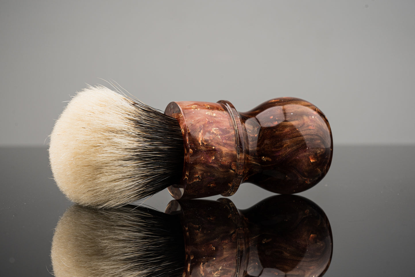 Destiny - Glaze - ‘Golden Fireworks’ shaving brush handle