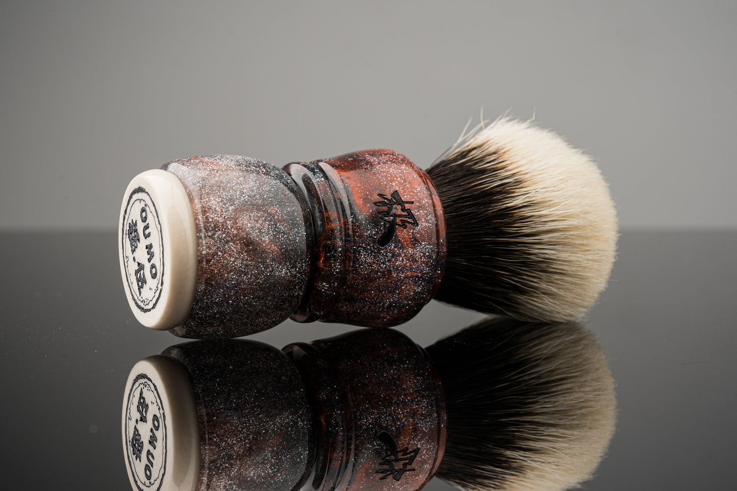 Exceed-5- Glaze ‘Sunset‘ shaving brush handle