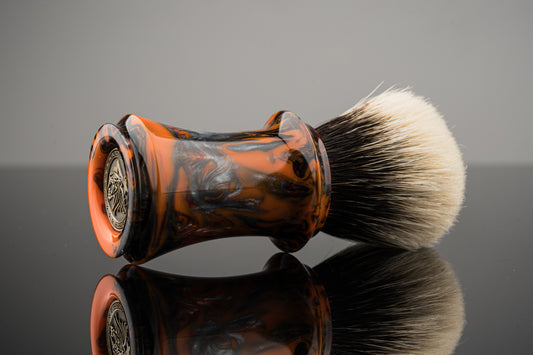 Lighthouse - ‘Tiger stripes’ shaving brush handle
