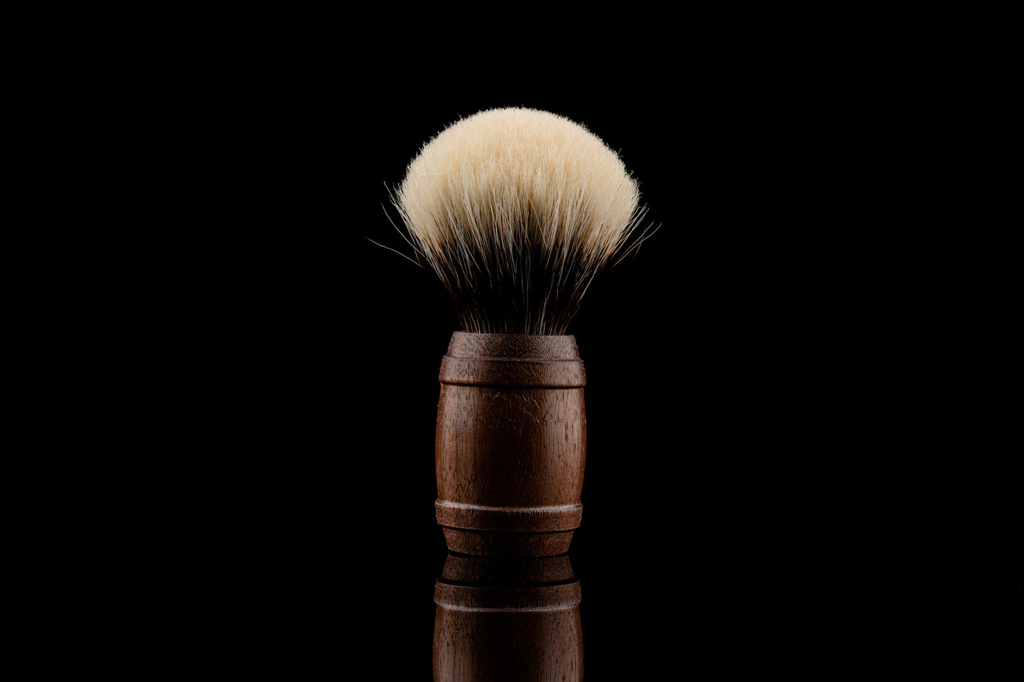 Black walnut - barrel shaving brush handle