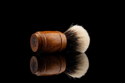 Merbau - barrel shaving brush handle