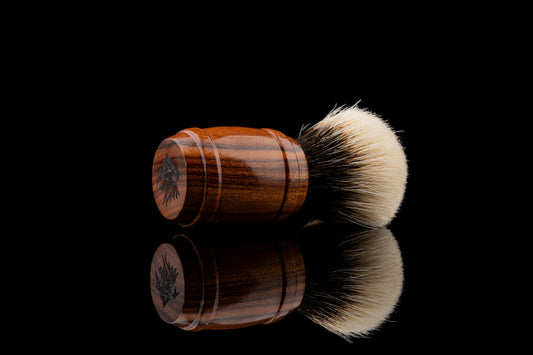 Desert Ironwood - barrel shaving brush handle