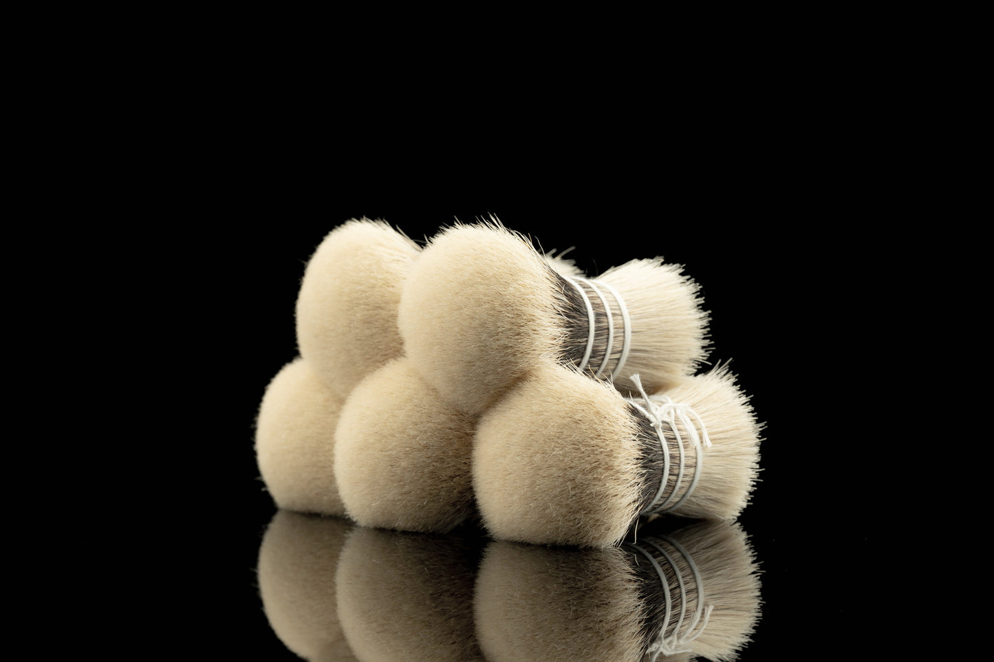Manchuria M-6 finest two band badger handtied knot