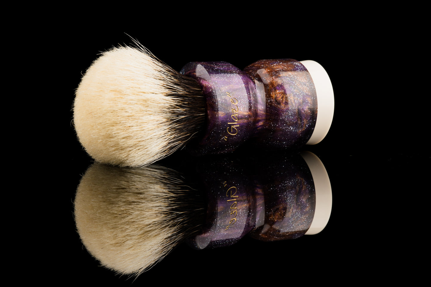 Exceed-1 - Glaze ‘Rainbow’ shaving brush handle