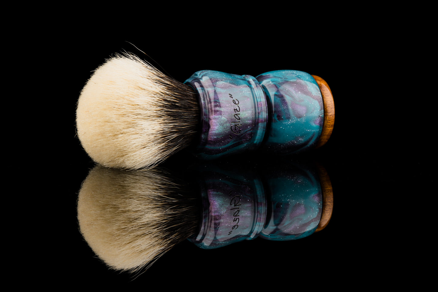 Exceed-5- Glaze ‘Mysterious Nebula‘ shaving brush handle