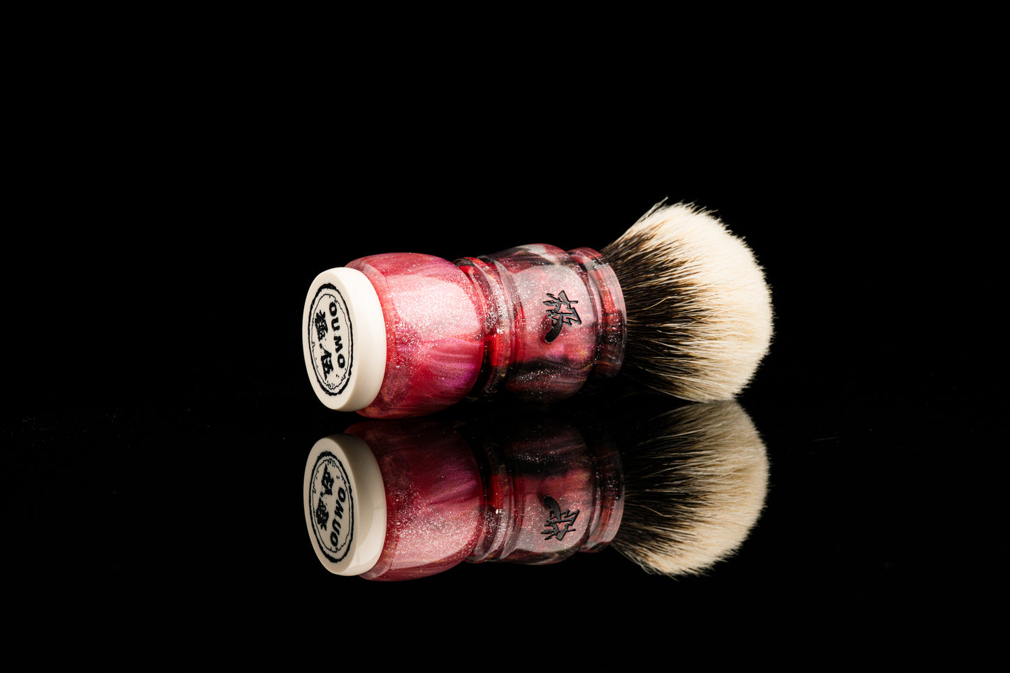 Exceed-5 Evolution-Glaze ‘Pink Moments‘ shaving brush handle
