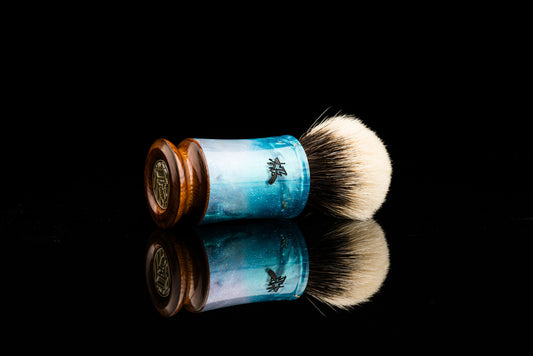 Exceed-6 Evolution - Glaze ‘Glacier’  shaving brush handle