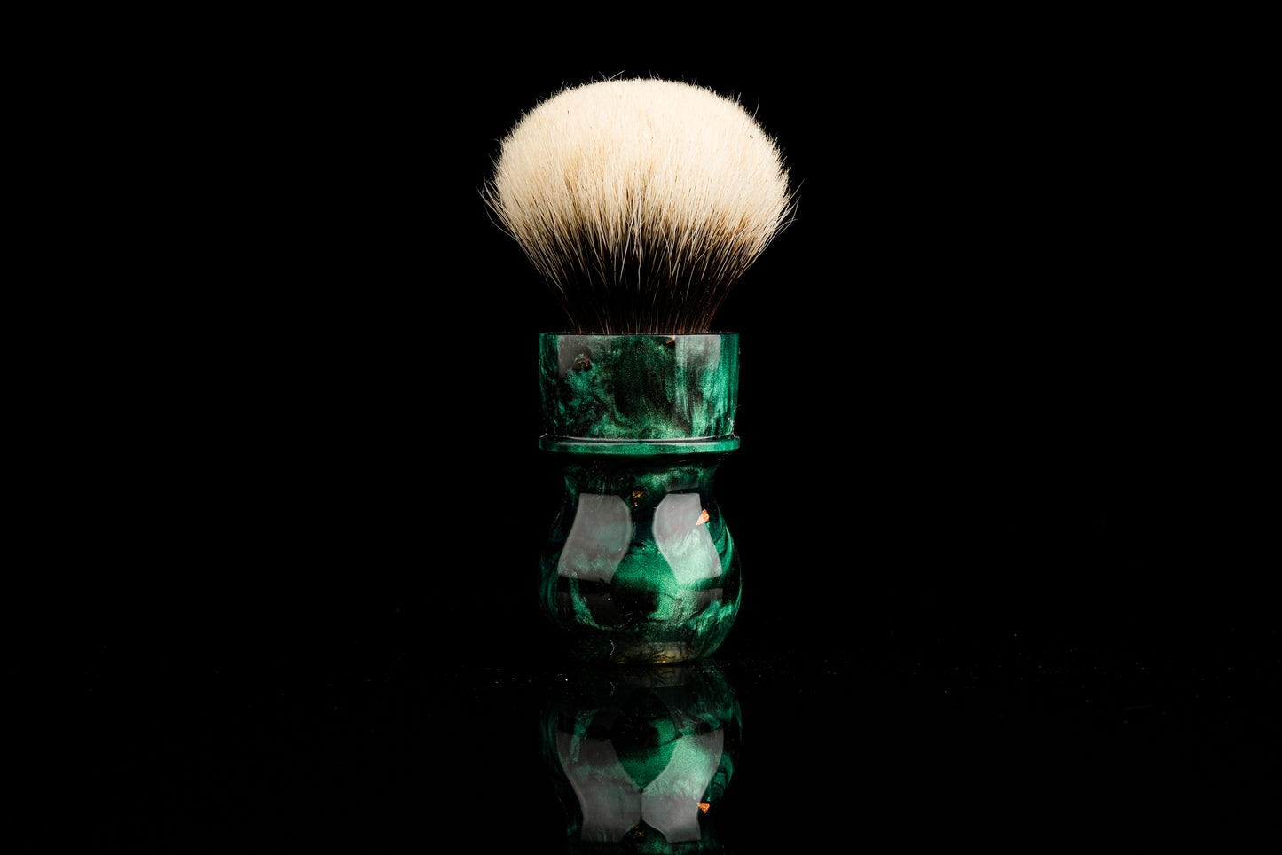 Destiny- ‘Green Peacock’ shaving brush handle