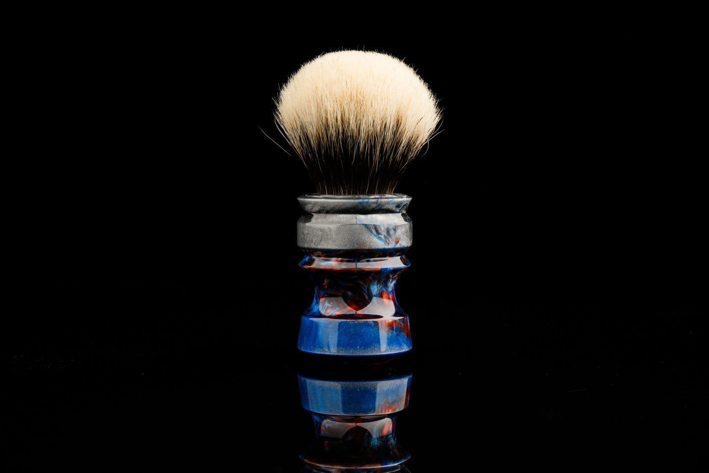 New Chubby - ‘Silver beach’ shaving brush handle