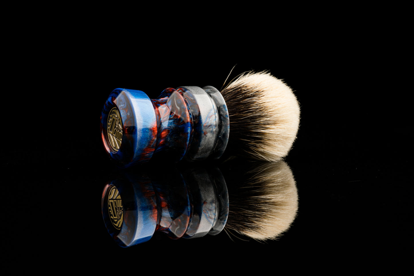 New Chubby - ‘Silver beach’ shaving brush handle