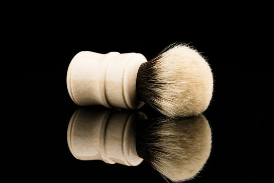 Connon - Ivory White shaving brush handle