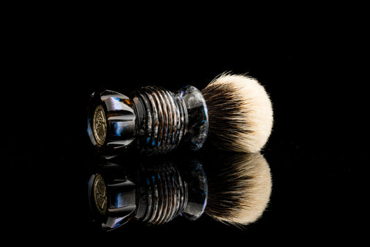 Classic Honeycomb - ‘Storm's Eye‘ shaving brush handle