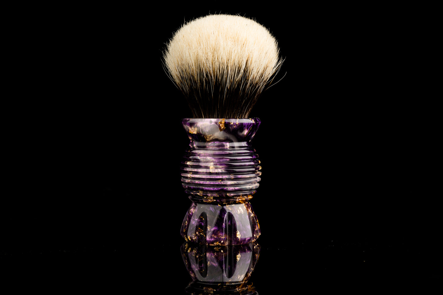 Classic Honeycomb - ‘Violet‘ shaving brush handle