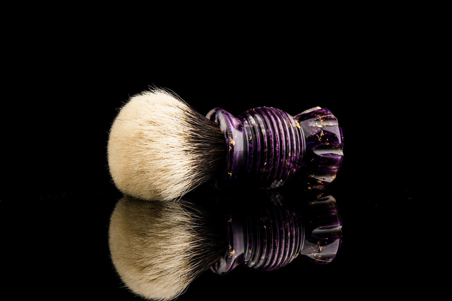 Classic Honeycomb - ‘Violet‘ shaving brush handle