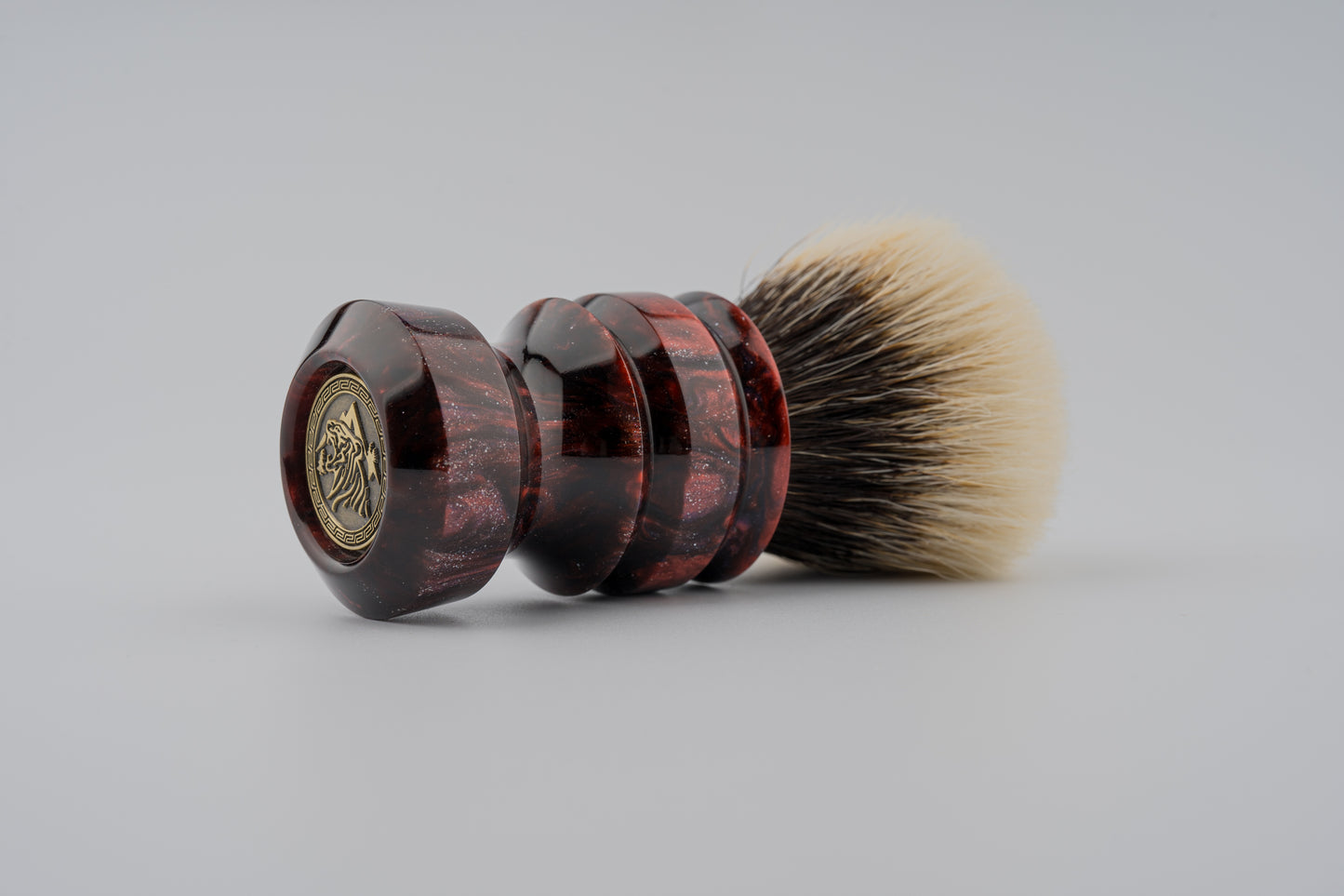 New Chubby - Crimson Starlight shaving brush handle