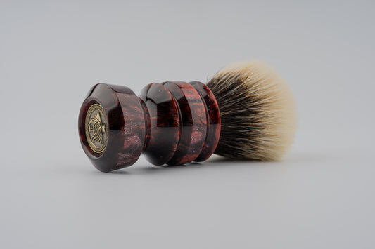 New Chubby - Crimson Starlight shaving brush handle