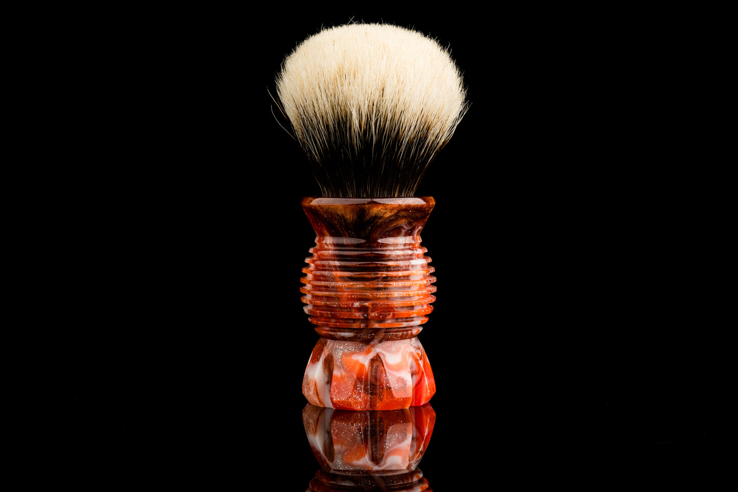 Classic Honeycomb - ‘Mind Stone‘ shaving brush handle