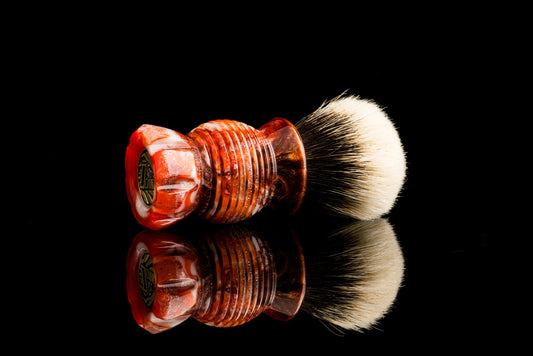 Classic Honeycomb - ‘Mind Stone‘ shaving brush handle