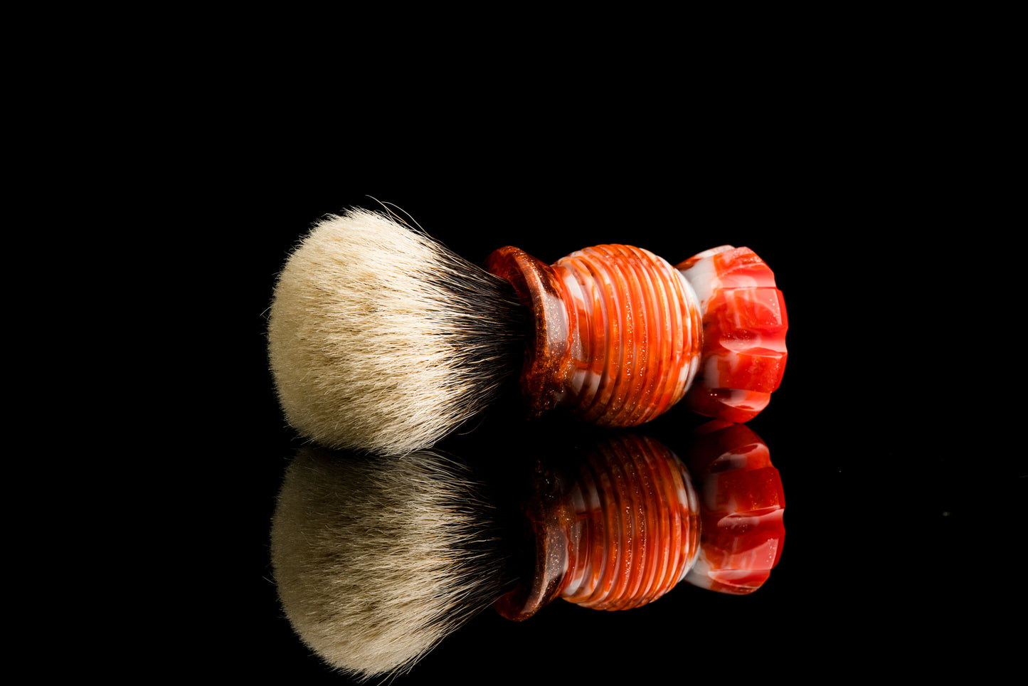 Classic Honeycomb - ‘Mind Stone‘ shaving brush handle