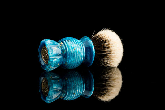 Classic Honeycomb - ‘Ice Soul‘ shaving brush handle