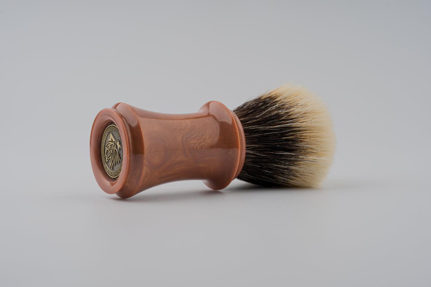 Lighthouse - Dark Orange shaving brush handle