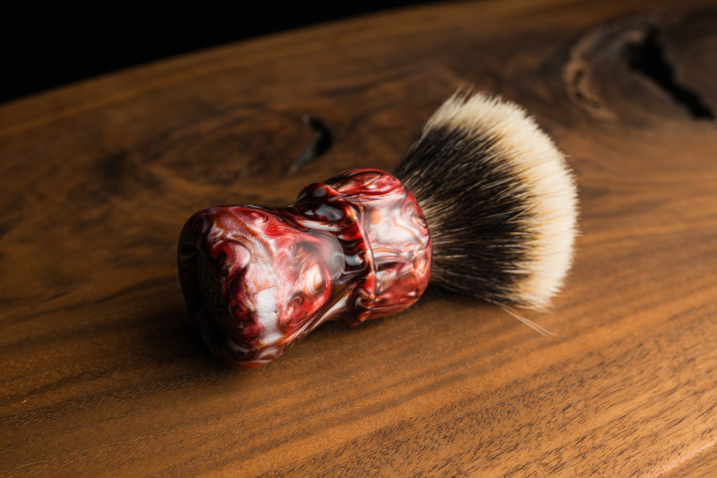 Compass - ‘Rosy Clouds’ shaving brush handle