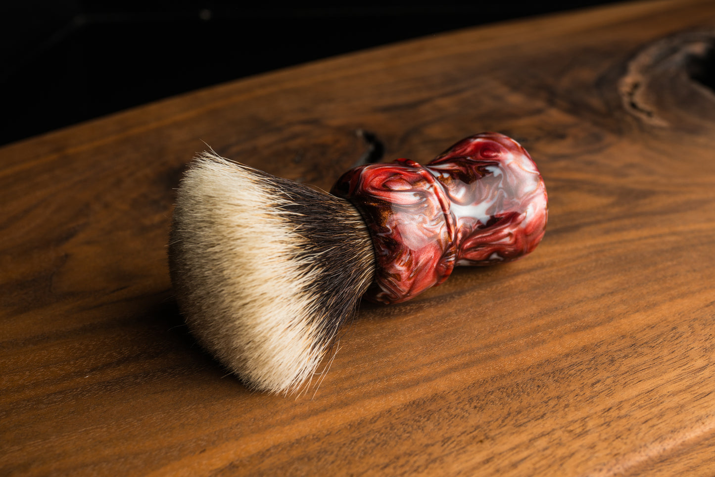 Compass - ‘Rosy Clouds’ shaving brush handle