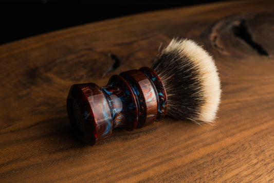 New Chubby - ‘Ice and Fire ’ shaving brush handle