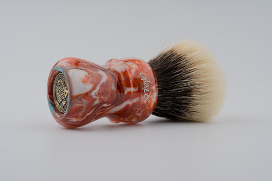 Glaze - Compass - Bloom shaving brush handle