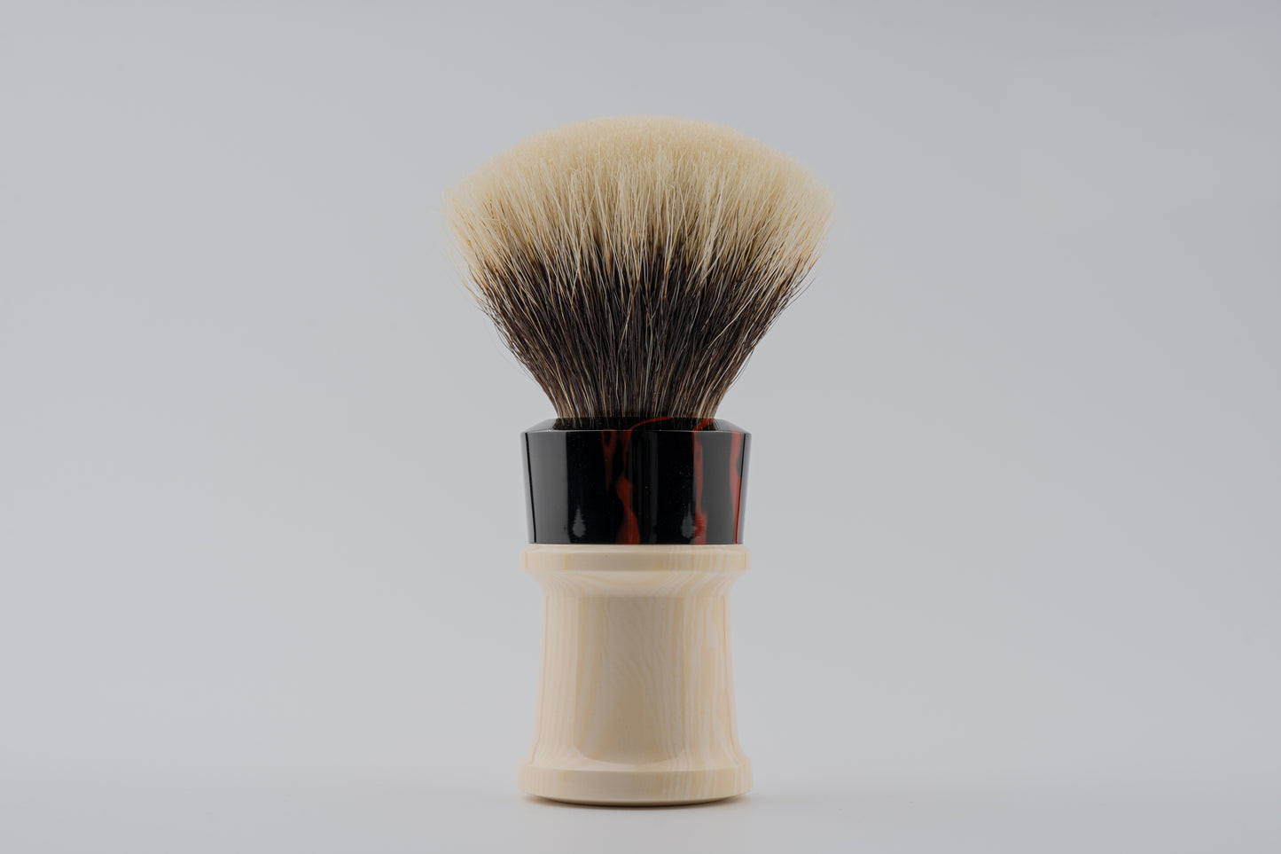 Fortress - 'Inky Ruby' Resin Hybrid shaving brush handle