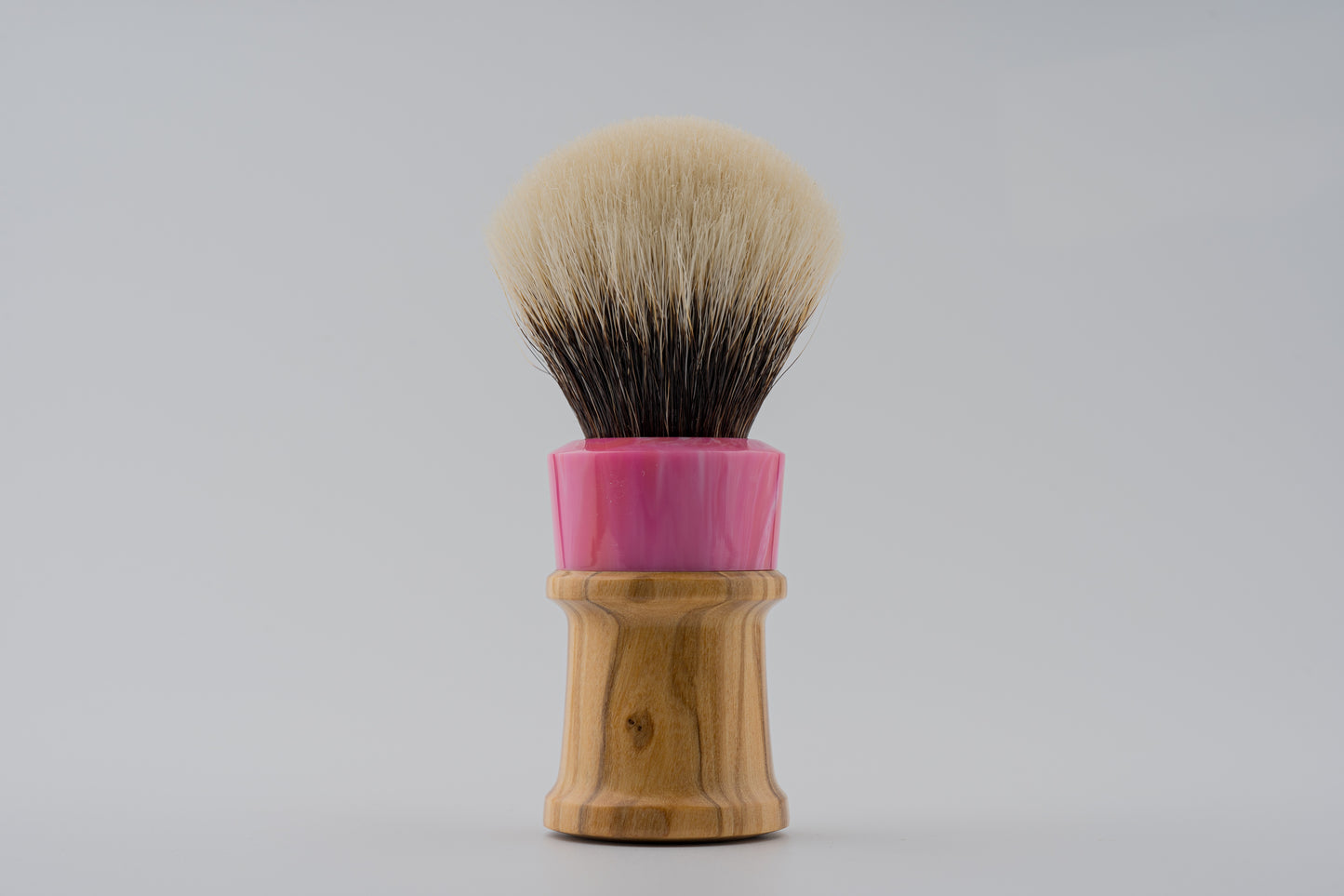 Fortress - ‘Rose’ Olive Hybrid shaving brush handle