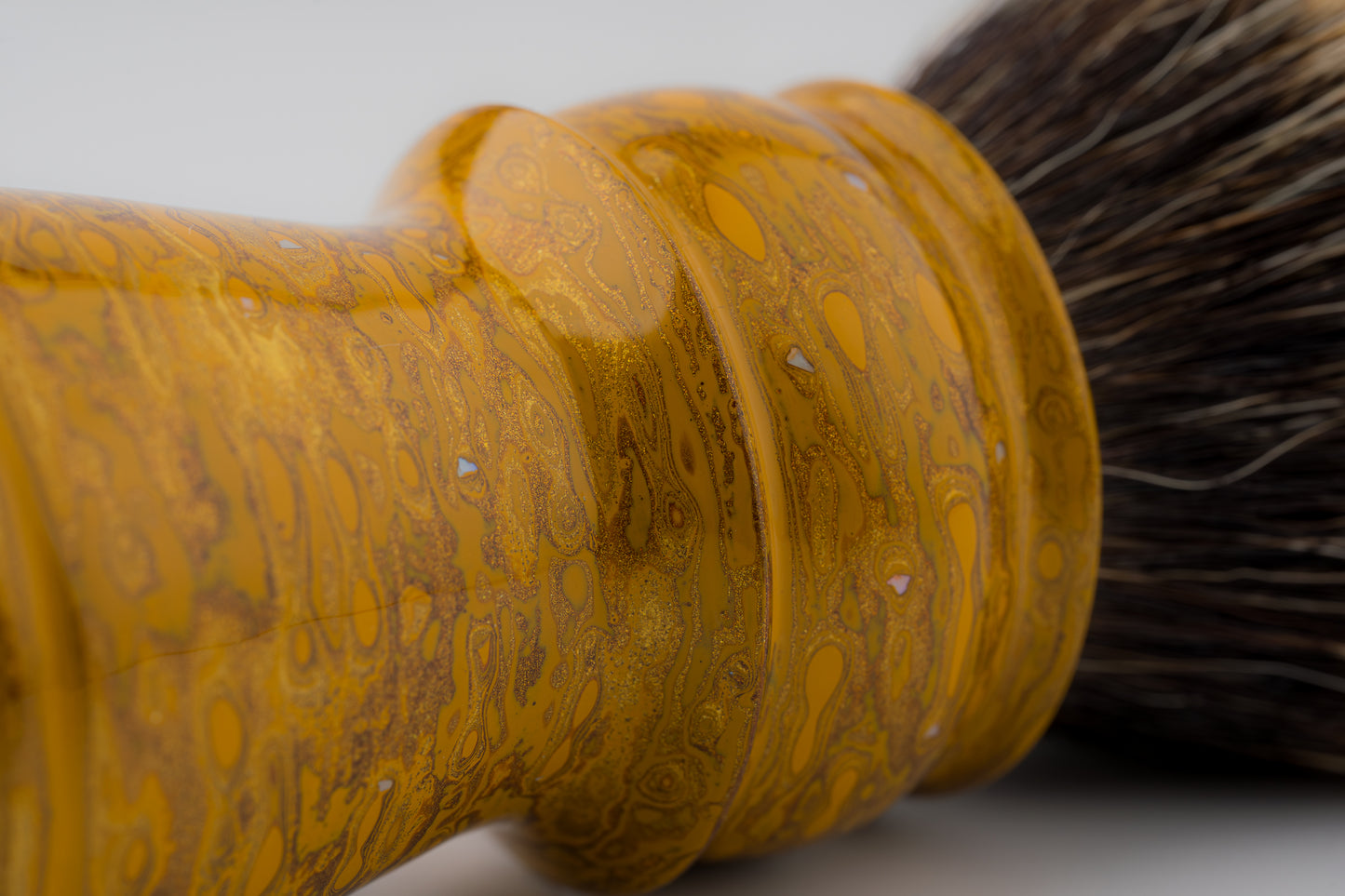 Flagship Limited Edition - Chinese Lacquer -Exceed-2 - ‘炎黄图腾’ -shaving brush handle