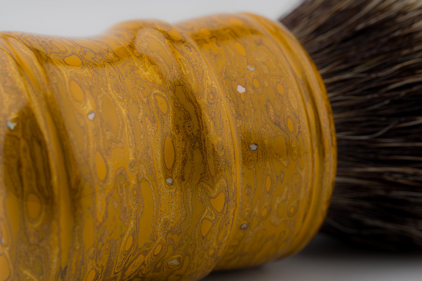 Flagship Limited Edition - Chinese Lacquer -Connon - ‘炎黄图腾’ -shaving brush handle