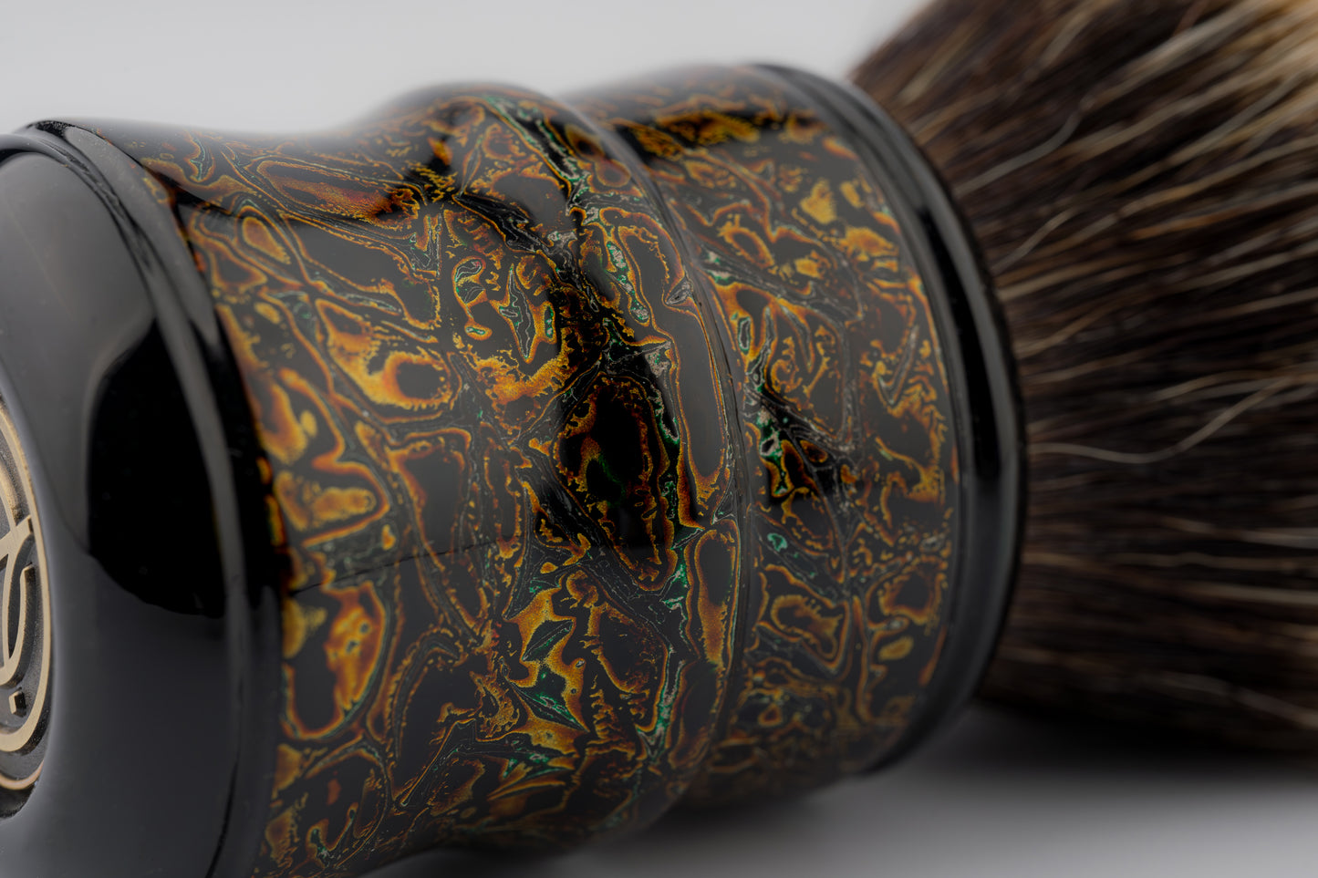 Flagship Limited Edition - Chinese Lacquer -Connon - ‘麒麟缠金’ -shaving brush handle