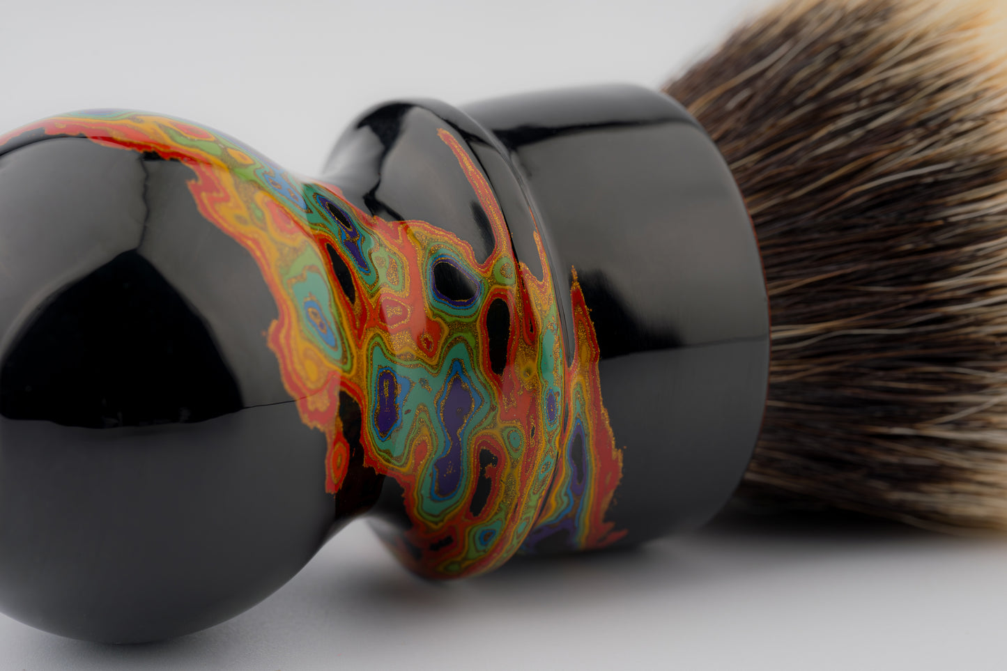 Flagship Limited Edition - Chinese Lacquer -Pandora- ‘玄光霁色’ -shaving brush handle