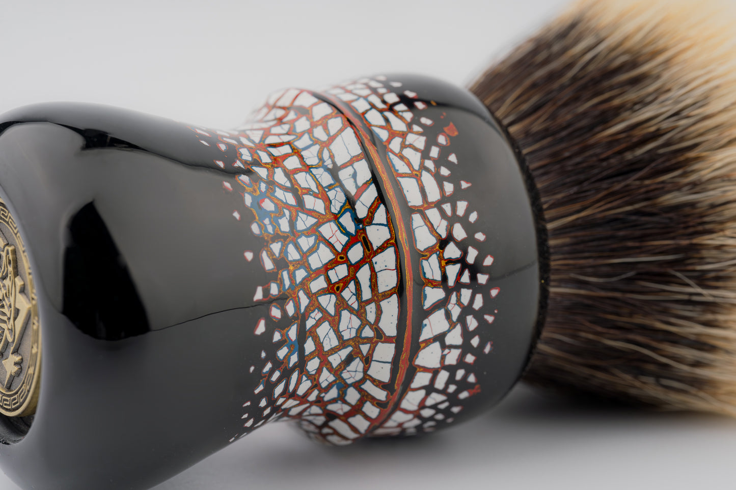 Flagship Limited Edition - Chinese Lacquer -Compass - ‘盘古破天’ -shaving brush handle