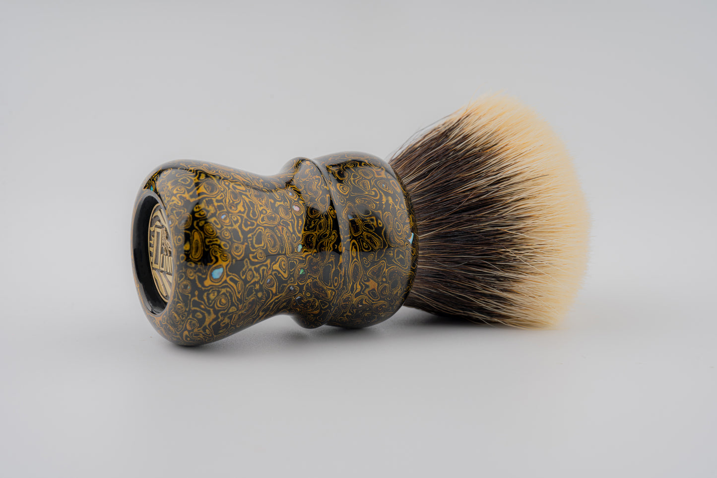 Flagship Limited Edition - Chinese Lacquer -Compass - ‘龙纹冕旒’ -shaving brush handle