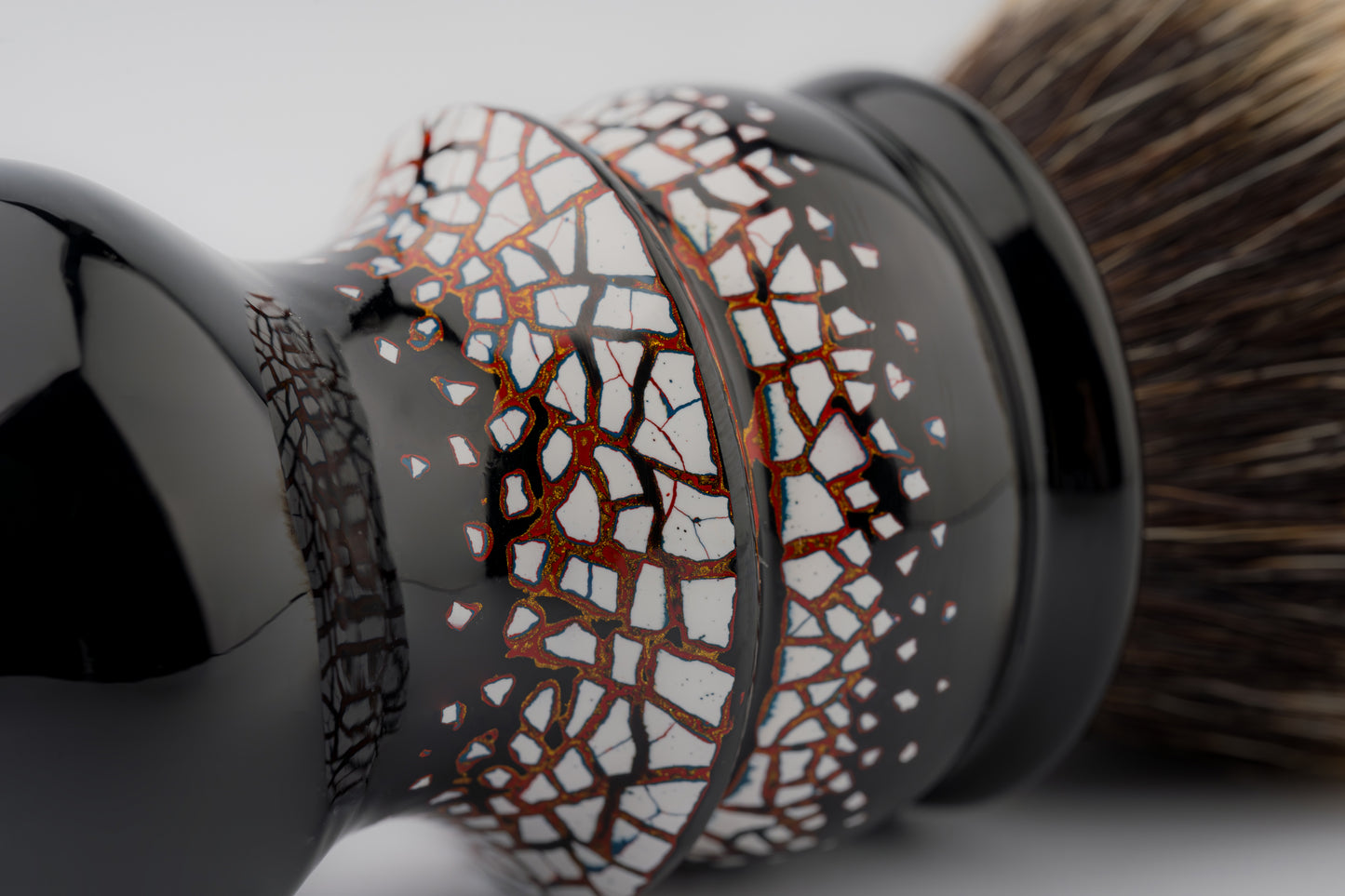 Flagship Limited Edition - Chinese Lacquer -Pandora - ‘盘古破天’ -shaving brush handle