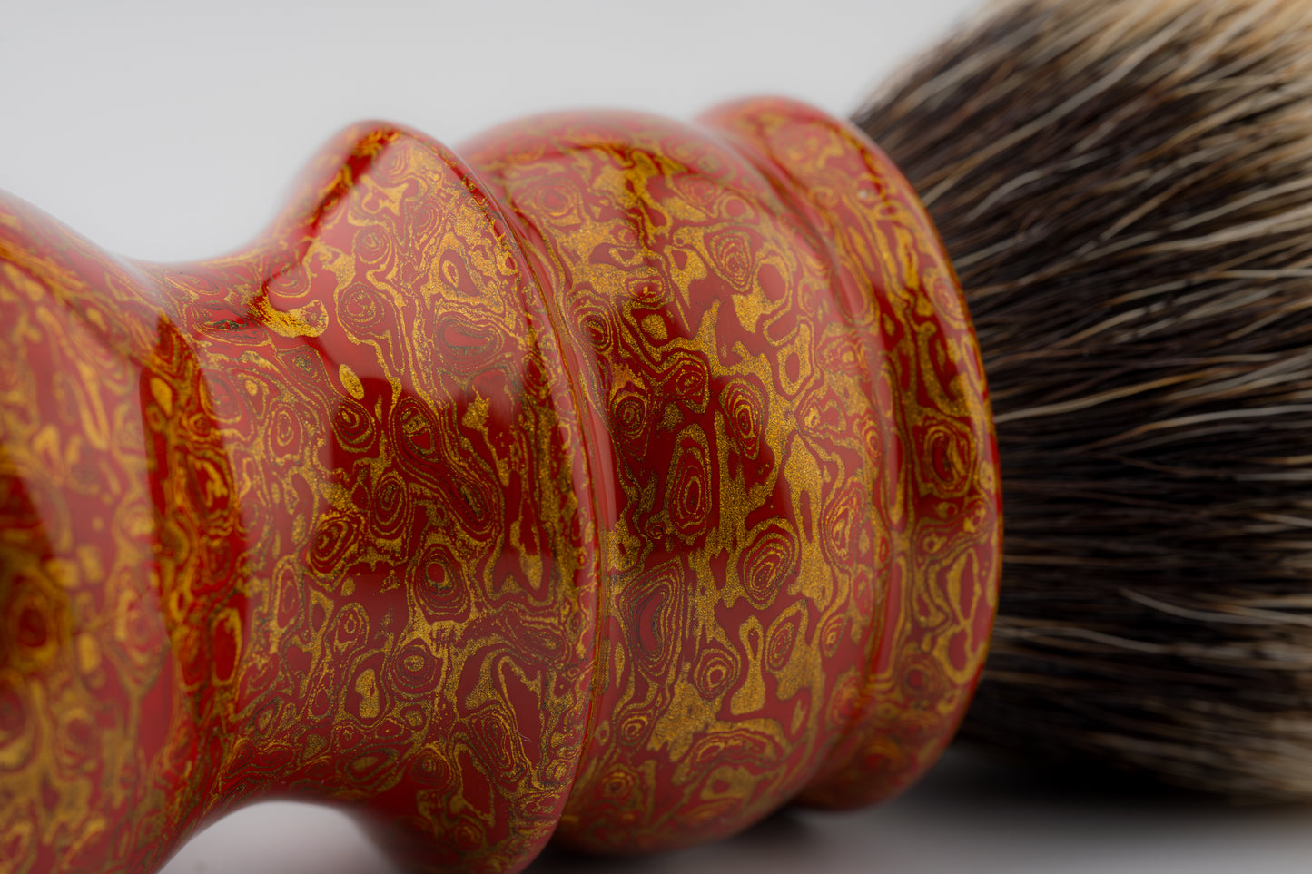 Flagship Limited Edition - Chinese Lacquer -Venus - ‘金阙丹霄’ -shaving brush handle