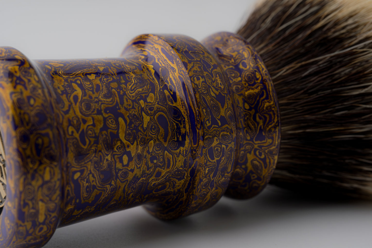 Flagship Limited Edition - Chinese Lacquer -Ding-1- ‘紫气东来’ -shaving brush handle