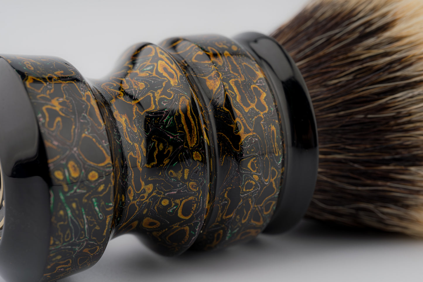 Flagship Limited Edition - Chinese Lacquer -New Chubby- ‘麒麟缠金’ -shaving brush handle