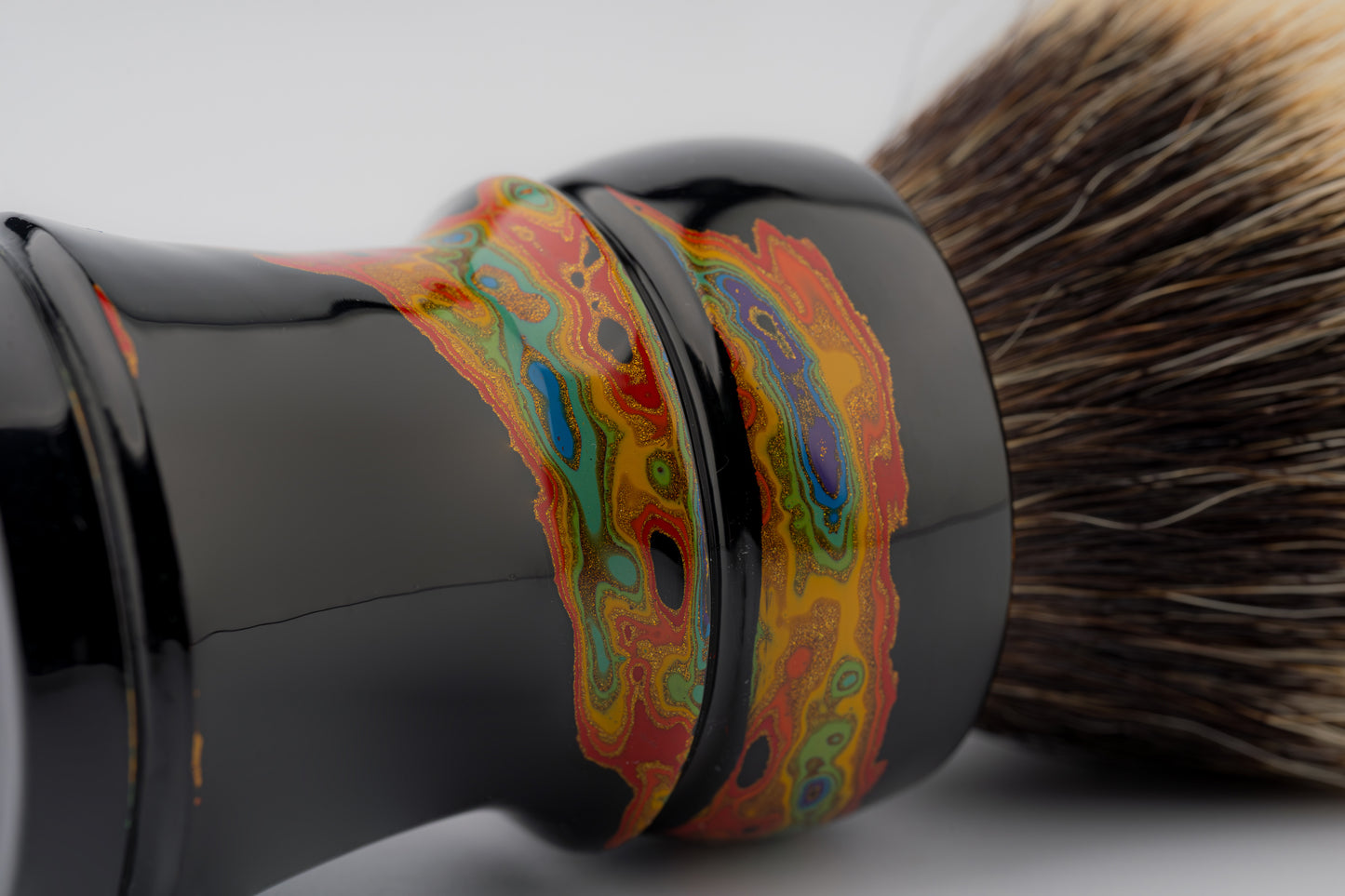 Flagship Limited Edition - Chinese Lacquer -Climber- ‘玄光霁色’ -shaving brush handle