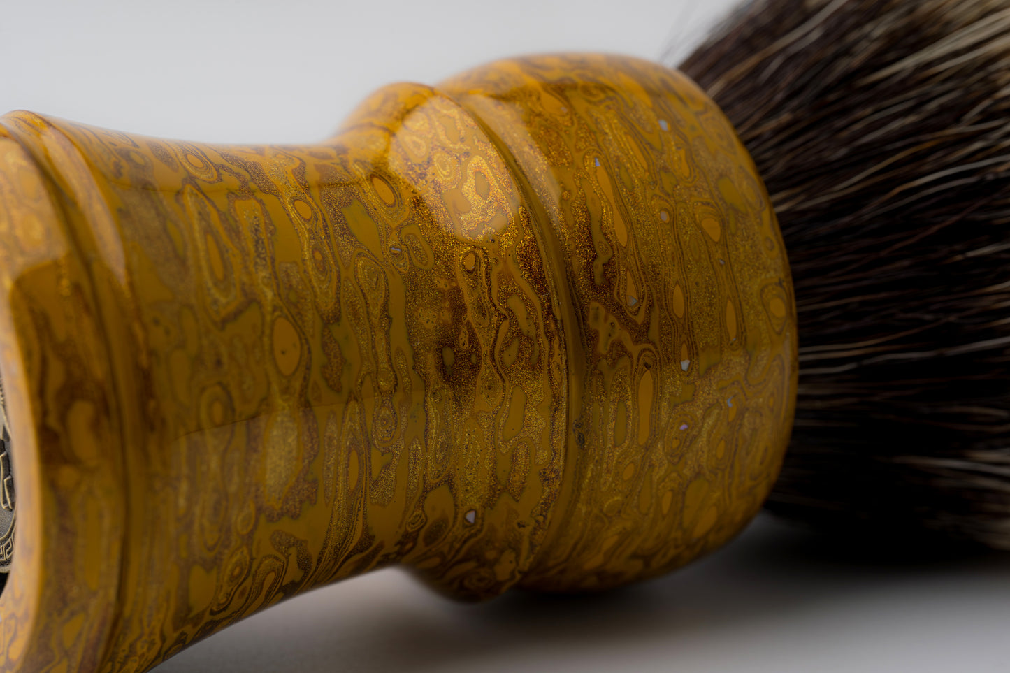 Flagship Limited Edition - Chinese Lacquer -Climber - ‘炎黄图腾’ -shaving brush handle