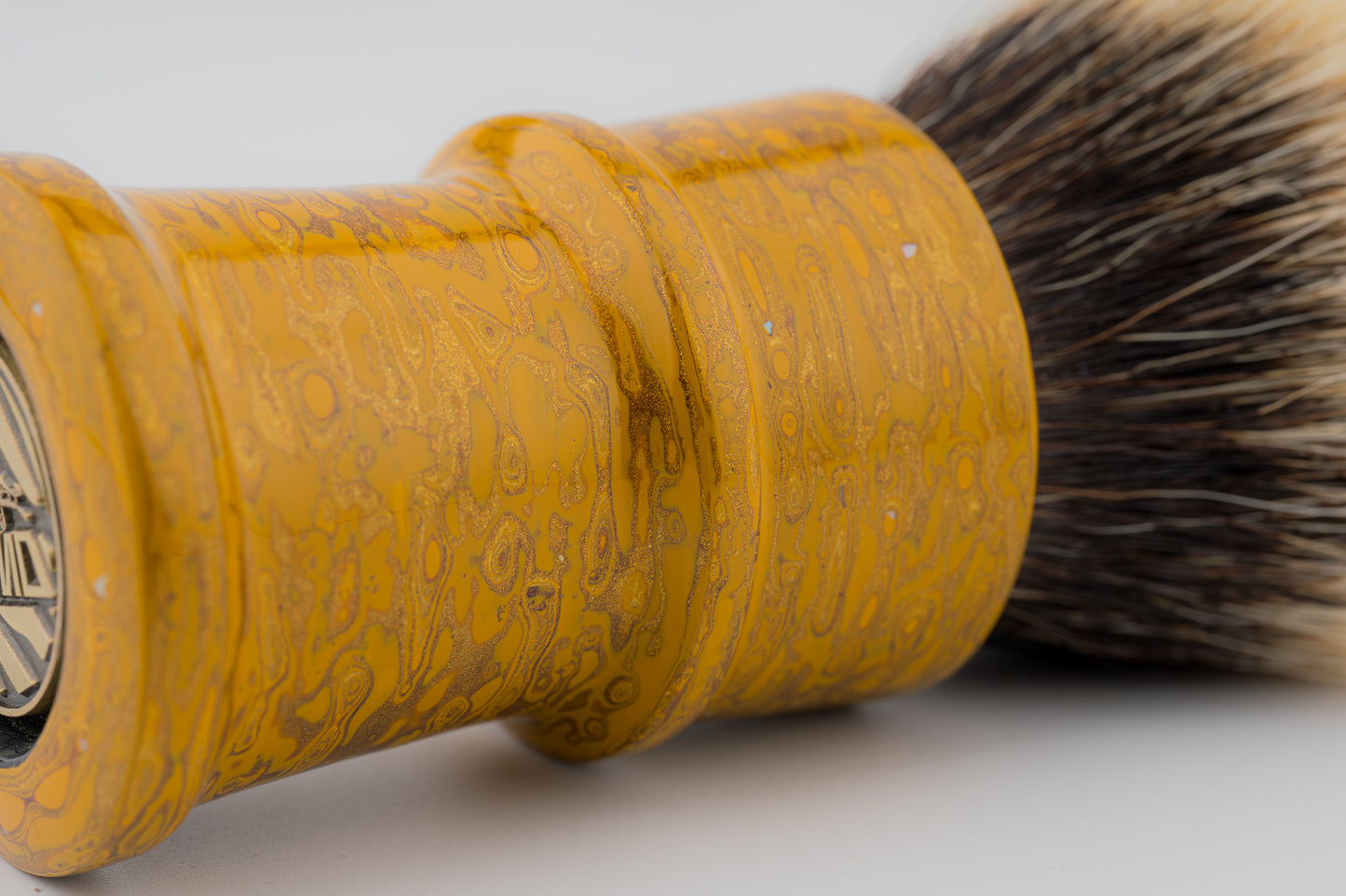 Flagship Limited Edition - Chinese Lacquer -Fortress - ‘炎黄图腾’ -shaving brush handle