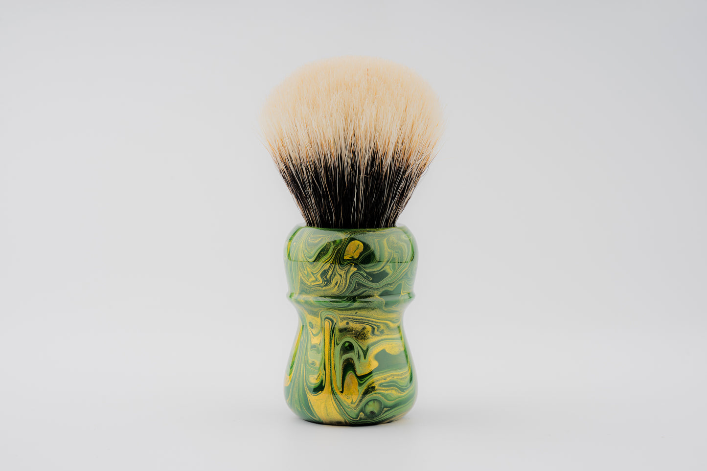 Fluid Art - Compass -Wheat Field shaving brush handle