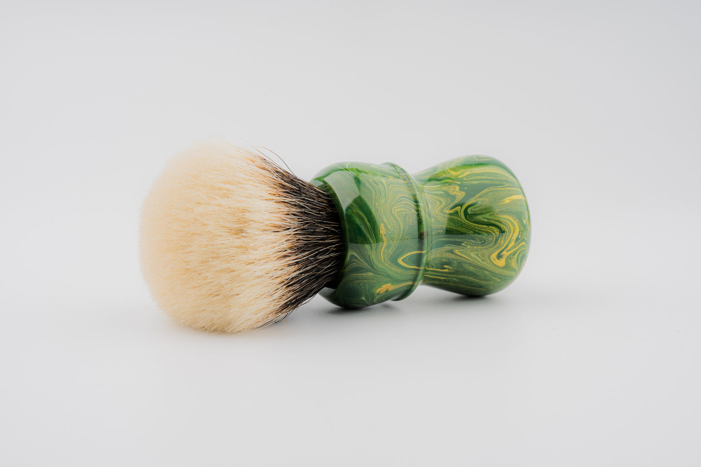 Fluid Art - Compass -Wheat Field shaving brush handle