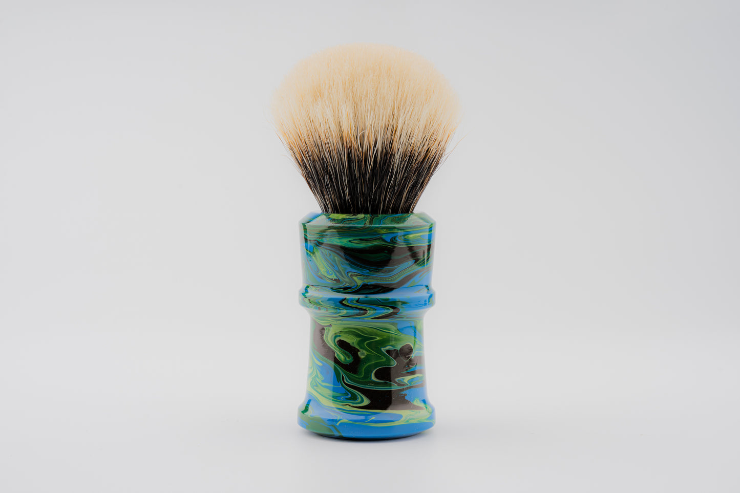 Fluid Art - Fortress -Earth shaving brush handle