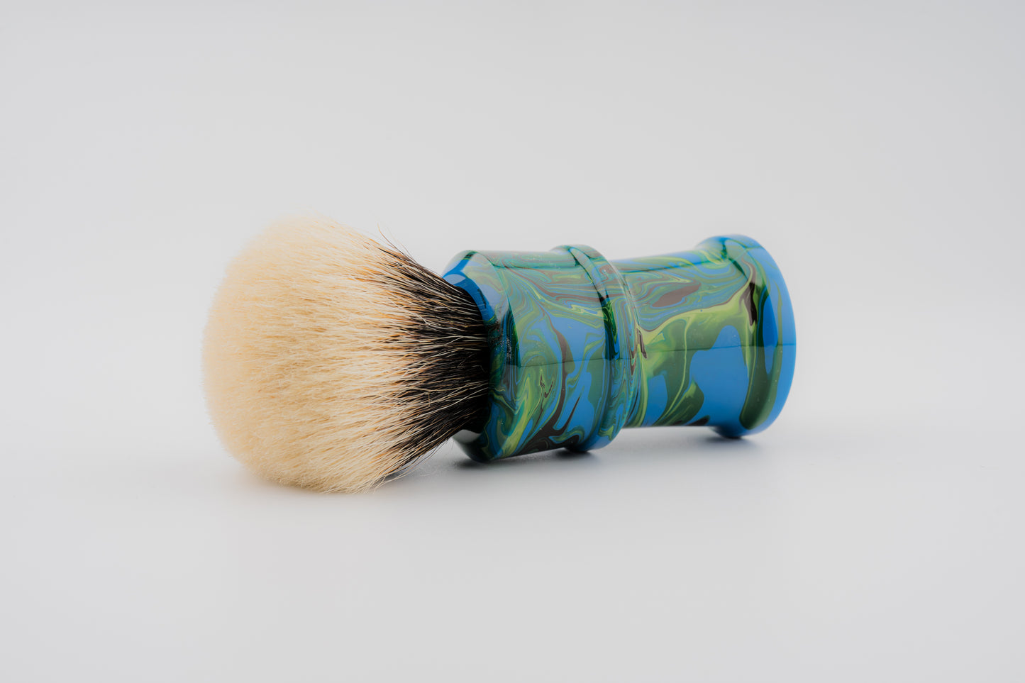 Fluid Art - Fortress -Earth shaving brush handle